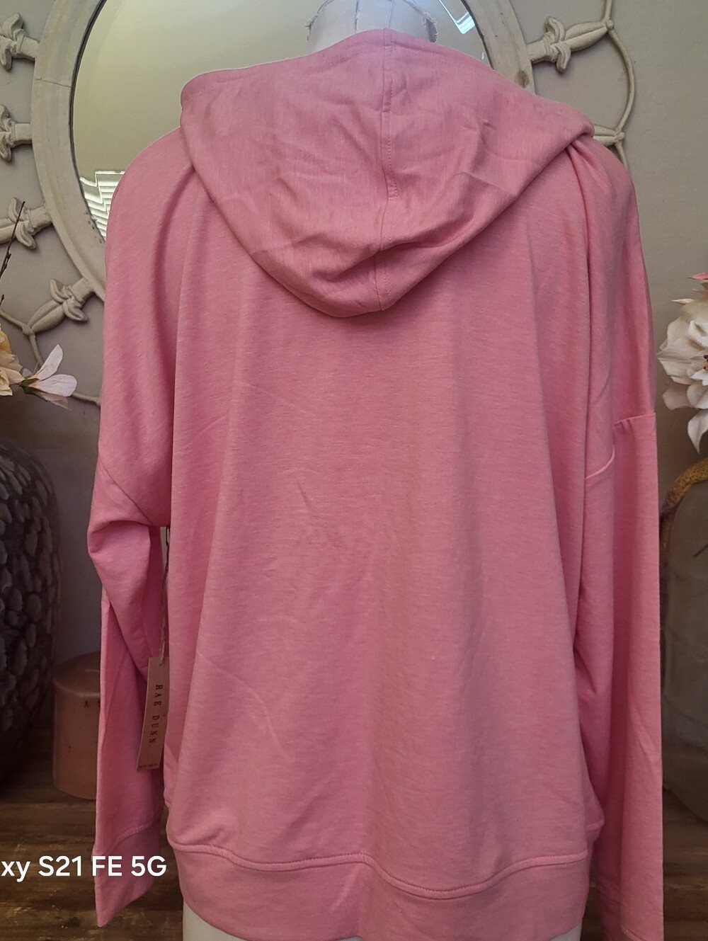 Rae Dunn Soft Pink Logo Sweatshirt - Picture 5 of 6